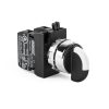 EMAS CM101S32 | وحدة تحكم 22 مم بمحدد 60° بنابض مزدوج من سلسلة CM المعدنية 2NO (II-0-I)