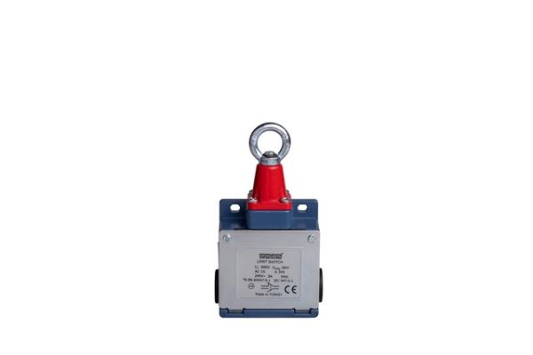 EMAS L53K23HUM111 | مفتاح أمان سحب الحبل المعدني L53 ذو الجسم المعدني ذو الحركة البطيئة 1NO+1NC